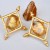 Regalia Rutilated Quartz Stud Earrings